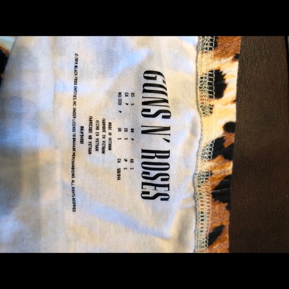 Bandeau Guns & Roses top - Picture 3 of 4